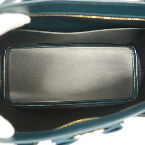 SALVATORE FERRAGAMOAuth  Vara Tote Bag Women's Leather Dark Green - Picture 4 of 7